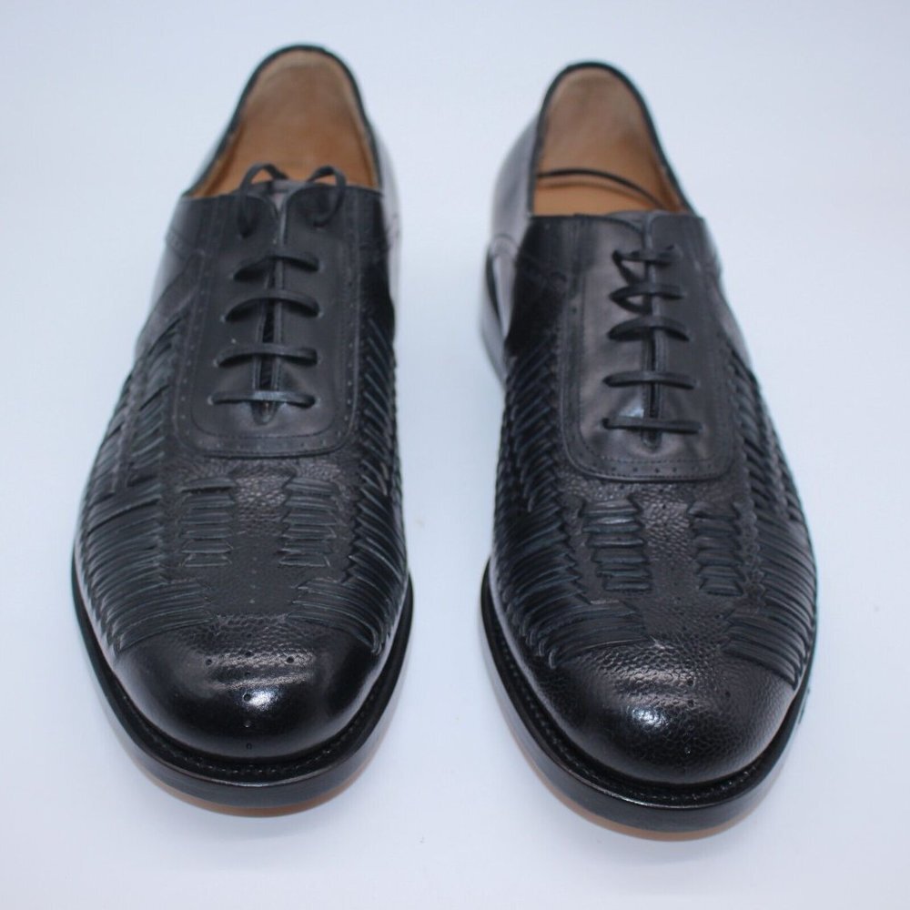 Salvatore Ferragamo 'Foster' Leather Oxford 8.5 EE $1290 Dress Shoes - Picture 7 of 10